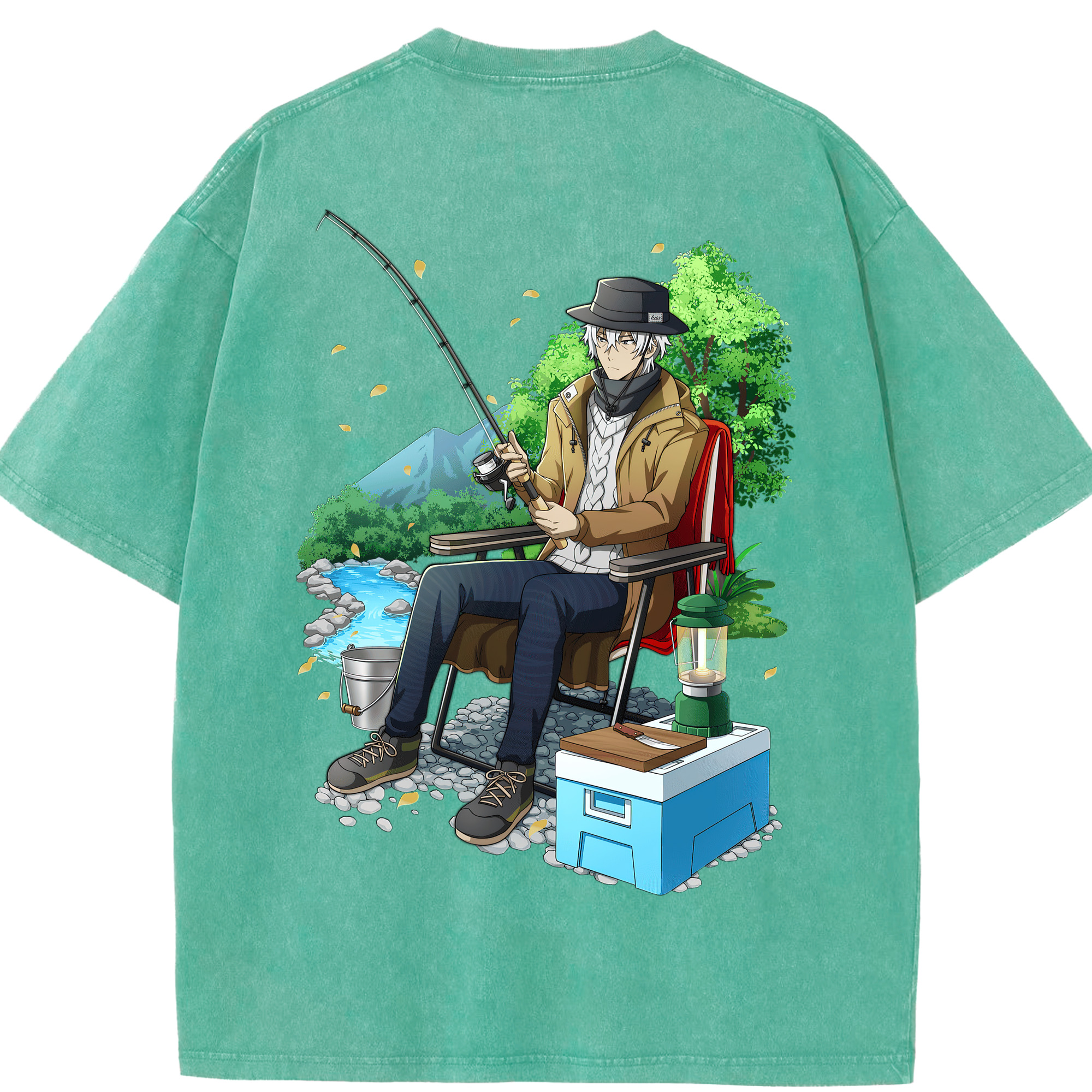（画像用） 文豪ストレイドッグス Bungo Stray Dogs 綿100% ヴィンテージ風 半袖Tシャツ（背面プリント）